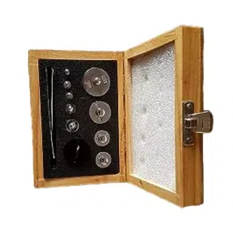 WKM 1 mg to 100 g Brass Physical Weight Kit in Wooden Box KTN100 (Set of 9 Pcs)-13
