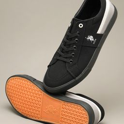 U S Polo Assn Men Black Canvas Sneakers-35