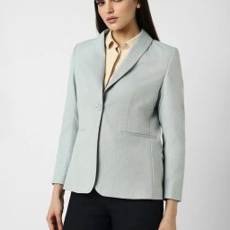 Van Heusen Grey Regular Fit Blazer image 3