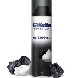 Gillette Men Pre-Shave Foam with Charcoal - 196g-0