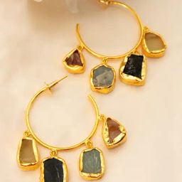 Perfectly Average Asaira Stone Hoops-picture-41