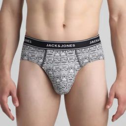Jack & Jones Cloud Dancer Regular Fit Printed Briefs-picture-0