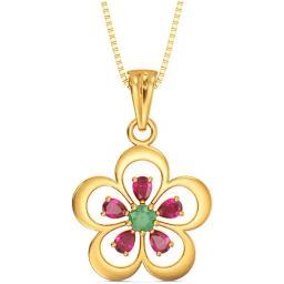 Joyalukkas 22k Gold Gemstone Pendant-image-73