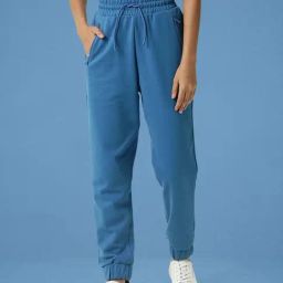 RAREISM Maroon Cotton Blend Solid Trackpants-picture-37