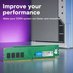 Crucial By Micron UDIMM RAM 16 GB DDR4 3200 MHz for Laptop & Desktop, CT16G4DFRA32A image 3