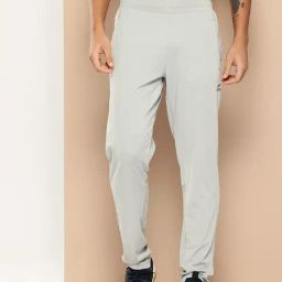 ALCIS Grey Slim Fit Printed Anti-Statix & Drytech+ Sports Trackpants-image-27