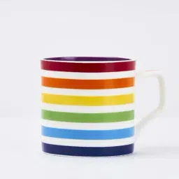 Golden Queens Multicolor Bone China Handcrafted Tea Cups (170ml) - Set of 6-image-87