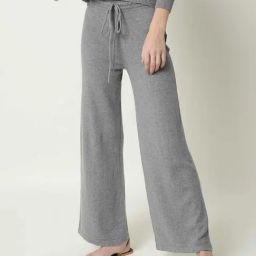 RAREISM Grey Cotton Solid Trackpants-image-63