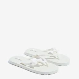 LUNA BLU by Westside White Bow-Detailed Flip-Flop-image-4