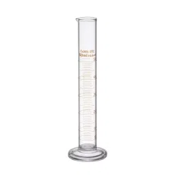 Eduscope Measuring Cylinder with SPOUT, Round Base 50 ml, ‎Edu-CYLDGRCKMD-15