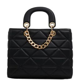 Call It Spring Black Quilted Handbag-24