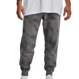 Under Armour Grey Cotton Loose Fit Printed Sports Joggers-picture-2