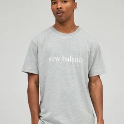 New Balance Grey Melange Comfort Fit Cotton Sports T-Shirt-image-80