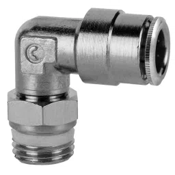 Camozzi 12 mm Tube Diameter 3/8 Thread Swivel Male Elbow Sprint, S6520-12-3/8 (Pack of 10)-18