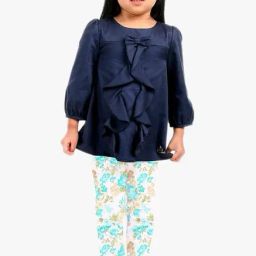 Cherry Crumble By Nitt Hyman Kids Green & White Jeans-image-20