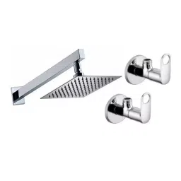 Fastgear Prime Faucet Set with Shower Stainless Steel Chrome Finish Silver, FG212 ( Pack of 3)-image-98