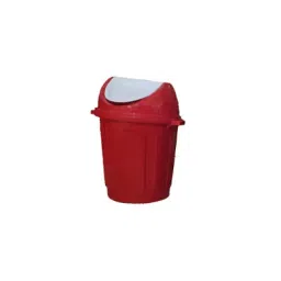 SUPREME 20 L Red Plastic Swing Lid Dustbin-16