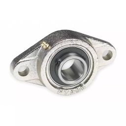 Dayton 19.05 mm (3/4 Inch) Cast Iron Radial Ball 2 Bolt Flange Bearing , 3FDE1-image-63