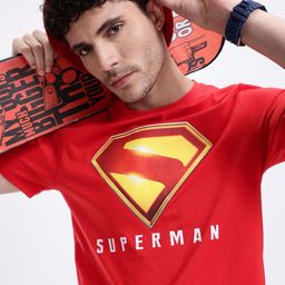 Kook N Keech Superman Printed Bamboo Regular Fit T-shirt-image-98