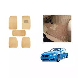 Auto Pearl Heavy Duty Anti Slip Noodle Nomad Style Car Floor Mats Set of 5 Beige Compatible for 325i-image-79