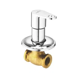 Jabra Concealed Stop Cock (M) Sky Series Brass Chrome Finish Wall Mount 15 mm Silver-picture-18