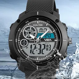 V2A Men Dial & Bracelet Style Straps Analogue Watch V2A-1361-Black-65