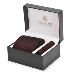 Cazzano Men Accessory Gift Set Of Tie and Pocket Square-image-73