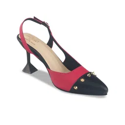Bowtoes Embellished Stiletto Peep Toes with Bows-46