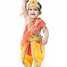 Itsmycostume Janmashtami Theme Krishna Costume Set - Yellow-picture-44