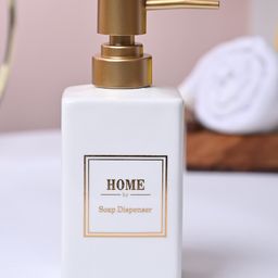 Voncasa White Soap Dispenser (400 ml)-22