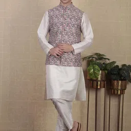 PulseIQ Men Printed Straight Kurta Set-image-47