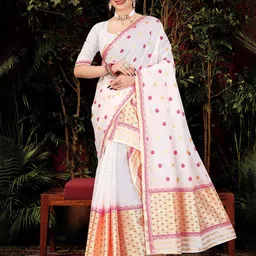 KAMDAR Jacquard Woven Mekhela Chador Assamese Saree-picture-11