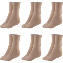 MUKHAKSH Unisex Beige Socks-picture-5