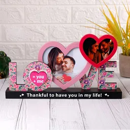 Archies Red & Pink 2 to 4 Pieces Plastic Table Photo Frames-35