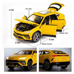 Magicwand 1:24 Scale Die-Cast 2022 Urrus Large with 6 Openable Doors,Pull Back Action,Working Lights & Movable Front Wheels & Working Horn Colors as Per Stock Pack of 1 image 3