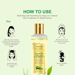 DRONTIKA Set Of 2 Green Tea Aloe Vera Conditioner - 200 ml Each image 2