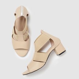 Marc Loire Women Solid Work Peep Toes Block Heels-9