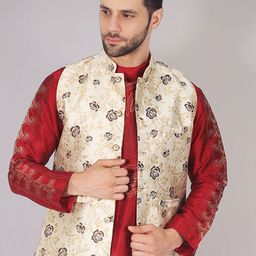 Valencia Fashion Embroidered Nehru Jacket-33