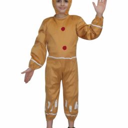 Kaku Fancy dresses Kids Fairy Tales Ginger Bread Costume Jumpsuit & Headgear-image-27
