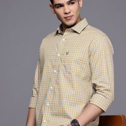 Allen Solly Pure Cotton Classic Fit Tartan Checks Casual Shirt-image-42
