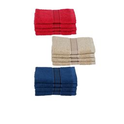 kopa BIANCA Multicoloured Set of 12 Solid 380 GSM Cotton Face Towels image 2