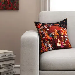SEJ by Nisha Gupta Multicolor Cushion Covers - Set of 1-10