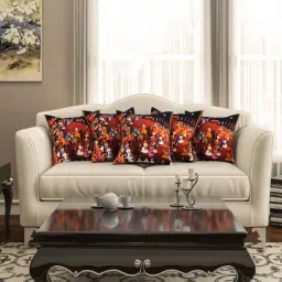 SEJ by Nisha Gupta Multicolor Cushion Covers - Set of 5-30