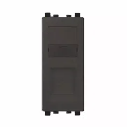 Schneider Electric Zencelo 1.5 A 1 Module RJ11 Shuttered Telephone socket Bronze, IN8431RJS4(BZ)-27