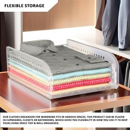 Kuber Industries Transparent 4 Pieces Regular Drawer Organiser image 5