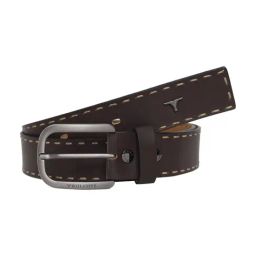 BULCHEE Brown Leather Casual Belt for Men-13