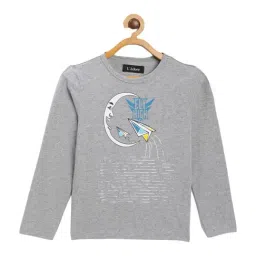 Ladore Kids Grey Printed T-Shirt-picture-28