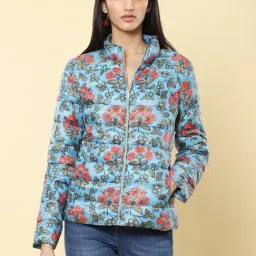 Label Ritu Kumar Multicolor Floral Print Jacket-10