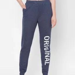 Mystere Paris Navy Graphic Print Joggers-picture-21