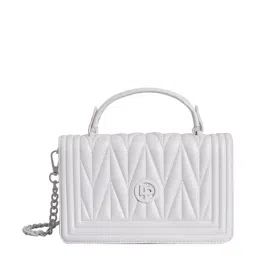 Lino Perros White Textured Small Stachel Handbag-image-61